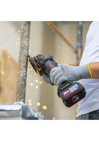 Kress KUH02.91 20 V 115 MM Kömürsüz Profesyonel Şarjlı Devir Ayarlı Solo Avuç Taşlama