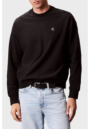 Calvin Klein Erkek Sweat Lv04rc277g Ub1 Siyah Siyah
