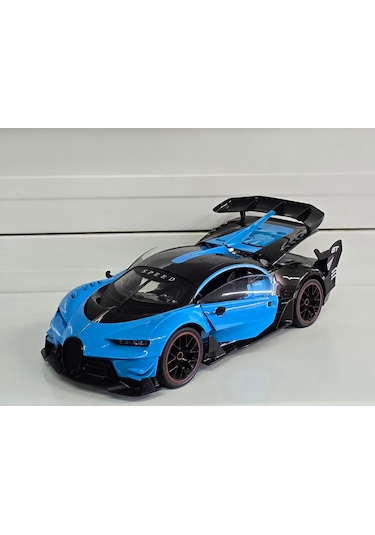 Oyuncak Kumandalı Kapılarını Açan Bugatti Araba Şarjlı Işıklı