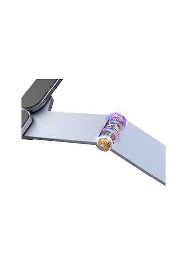 Homyl Dizüstü Bilgisayar Yükseltici Katlanır Gümüş