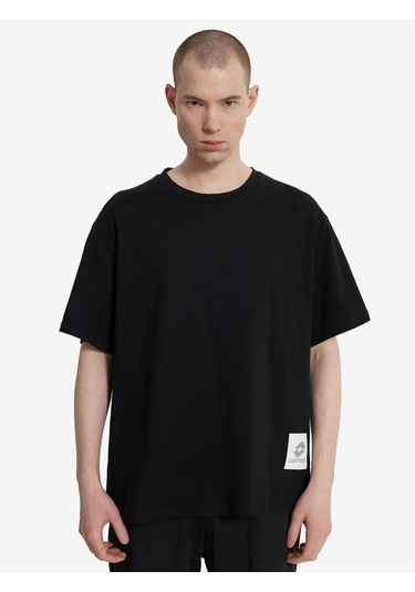 Lotto Uno Erkek Oversize Tişört 363298462 Siyah