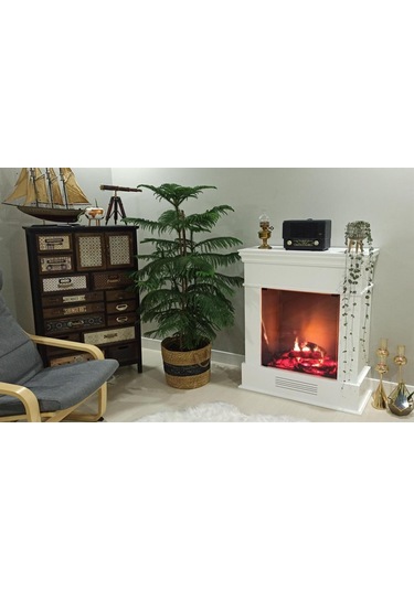 Miss Worble 3d Elektrikli Şömine Bluetoothlu Isıtıcısız 25 X 100 Cm