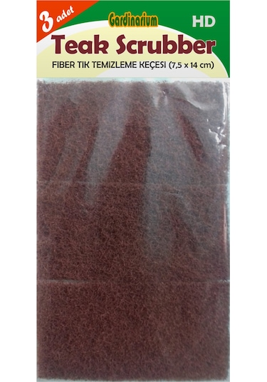 Gardinarium TEAK SCRUBBER / HD (Tik Temizleme Pedi) 3'lü paket