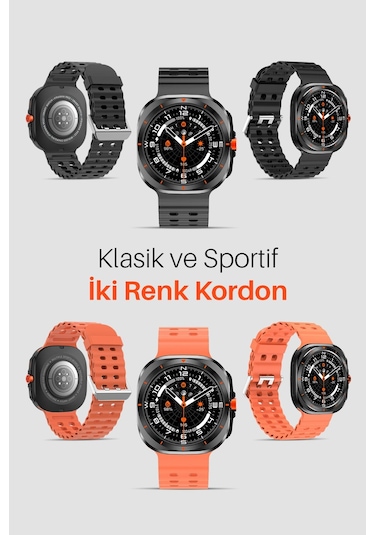 Piranha 9922 1.53" Akıllı Saat + 2 Kordon (İthalatçı Garantili)