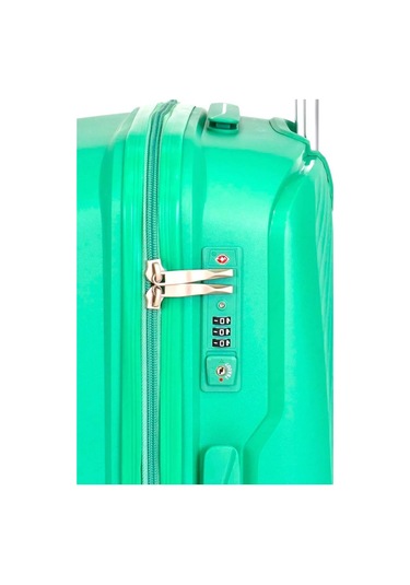 Benetton Trolley Valiz Yeşil Büyük Boy 14bnt2000-01-ysl