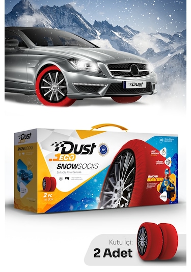 Dust Eco Kar Çorabı Oto Lastik Kar Zinciri Çorabı M