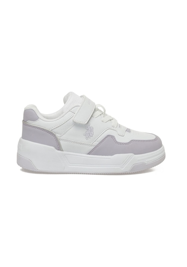U.s. Polo Assn. Mılow Jr 5pr Beyaz Kız Çocuk Sneaker 000000000102021925 Beyaz-lıla