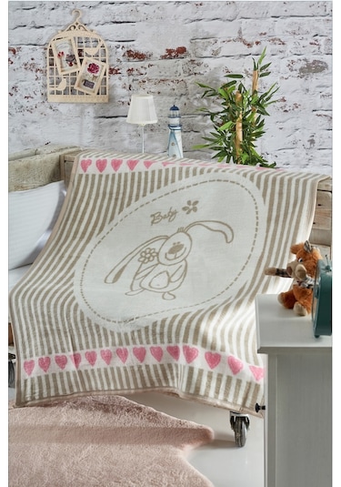 Komfort Home Softy Bebek Battaniyesi 100 X 120 Cm Tavşan Çok Renkli