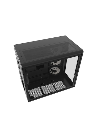 Hawk Gaming Hc710 850w 80+ Bronze Argb Akvaryum Atx Mid Tower Siyah Gaming Kasa