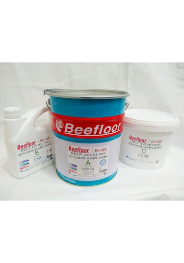 Epoksi Zemin Kaplama Self Leveling 3 Komponentli Düz Yüzey