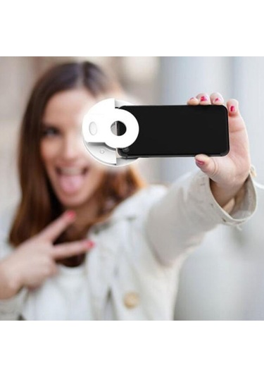 Yifomall "28 Led'li Profesyonel Selfie Halka Işığı - 3 Aydınlatma Modu, Usb Şarj, Taşınabilir"