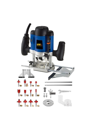 Staxx 3500 Watt 6 Kademe Devir Ayarlı Dik Çift Kollu Freze Makine