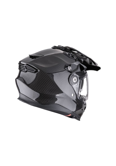 Scorpion Adf-9000 Air Carbon Kapalı Motosiklet Kaskı Siyah Siyah