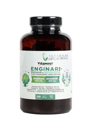 Vitamost Enginar Plus 120 Softjel Kapsül