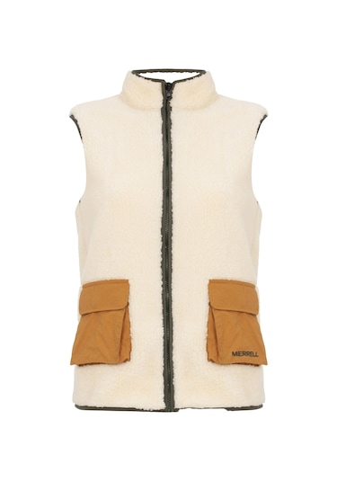 Merrell Kadın Outdoor Tekstil Yelek Jen Krem Renkli