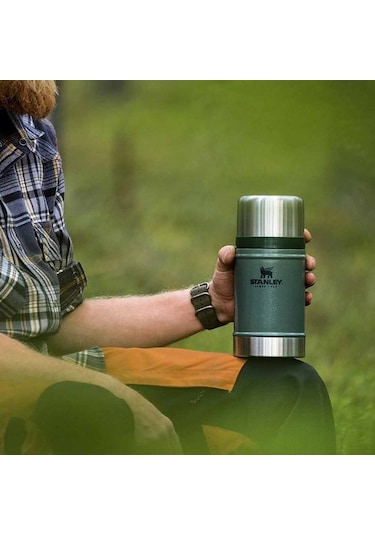 Stanley Klasik Vakumlu Çelik Yemek Termosu 0.70 LT Yeşil
