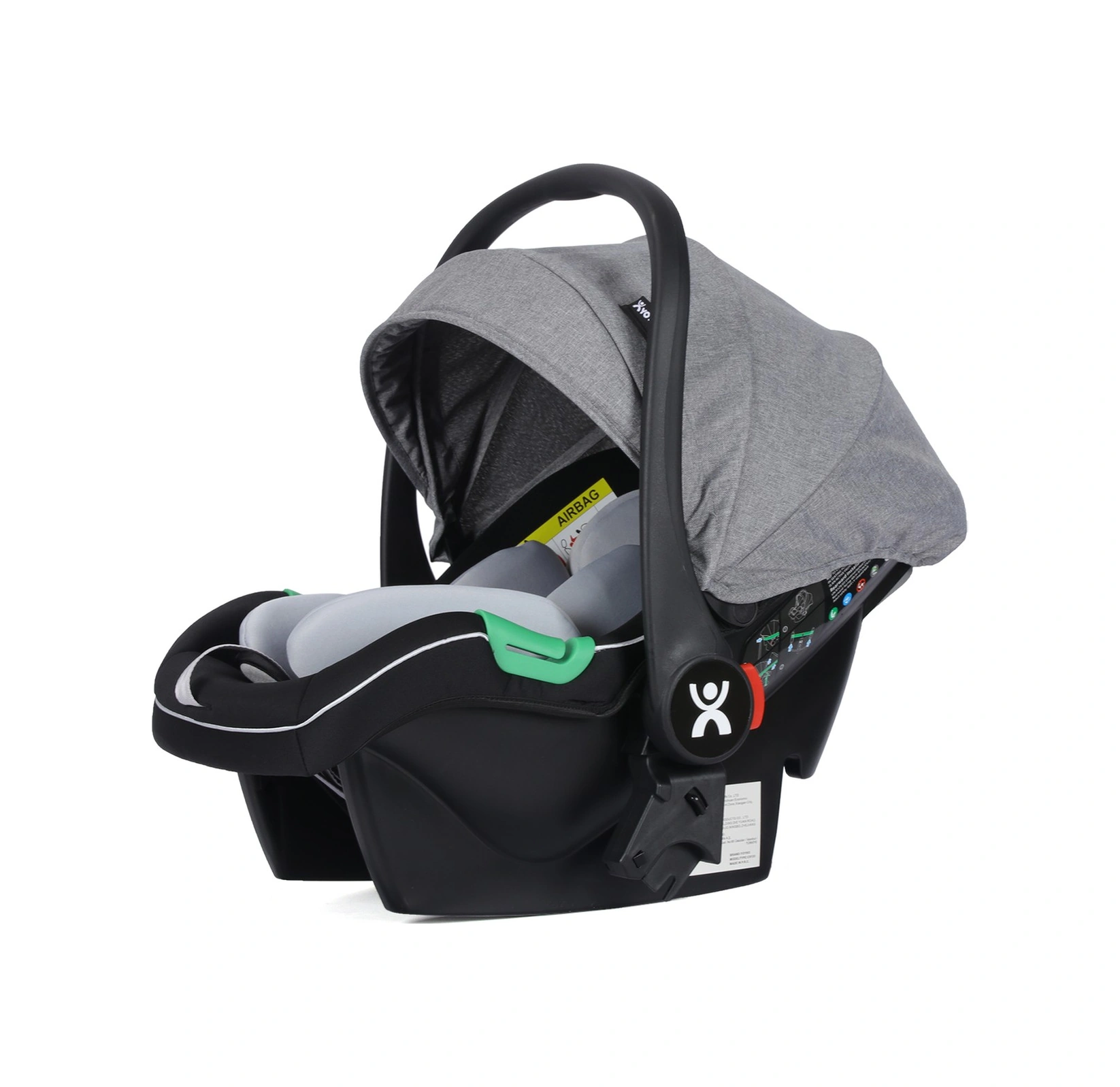 Wow Kabin Boy Tek Elle Kolay Katlanır Travel Bebek Arabası Autofold Grey Black