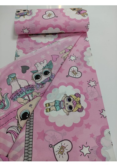 Ranforce Metrelik, Nevresimlik Kumaş - 100x240 Lol Bebek