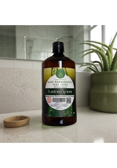 Fantomamour Aloe Vera Suyu & %99.8 Saflıkta & Aloe Vera Jeli 1 L