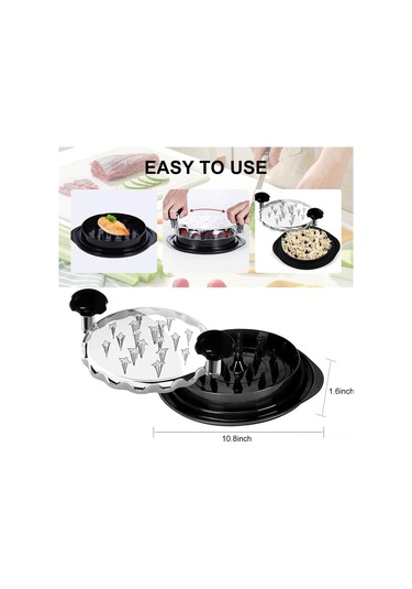 Moveevo Ev Kullanıma Siyah Multifonksiyonel Tavuk Göğsü Işleyici: Shredder, Dilimleyici Ve Yemek Hazırlama Aleti Diğer