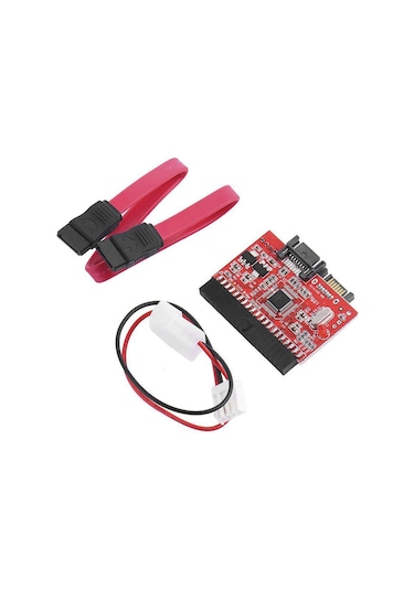 Vkemall Ide-sata Çift Yönlü Dönüştürücü Adaptörü - Ide Ve Sata Diskleri İçin 3gbps Hızlı Veri Transferi, Plug&play, Led Göstergeli