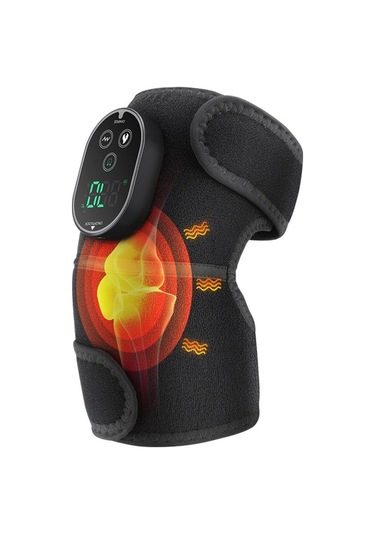 Wondernest Isıtmalı Masajlı Dizlikler - Rf Teknolojili Eklem Rahatlatıcı Gri