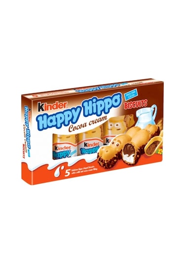 Kinder Happy Hippo 5'li Bisküvi 103 G