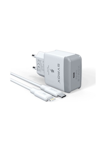 Syrox Pd18L 18W Pd Type-C To Lightning 3.0A Hızlı Şarj Cihazı