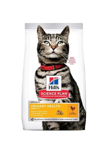 Hill's Science Plan Urinary İdrar Yolu Tavuklu Yetişkin Kedi Maması 1500 G