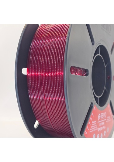 Revo Hyper Speed Şeffaf Kırmızı Pla 1.75mm 1kg