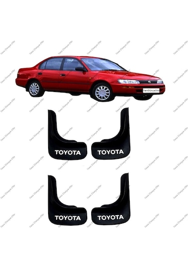 Toyota Uyumlu Corolla 1993-1998 4lü Paçalık Çamurluk Tozluk TYT1UX005