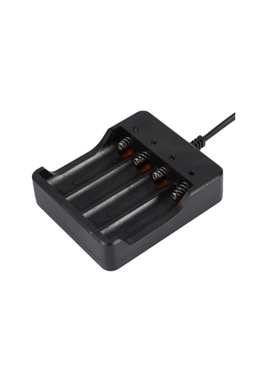 Şarj Edilebilir Lityum 18650 Piller İçin 4 Bölmeli Pil Şarj Cihazı, İyi Kalitede, Ters Şarj Önleme Fonksiyonu Ve İyi