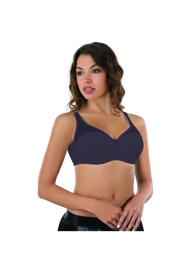 Lacivert Mı Emay 167c Pedli Tül Toparlayıcı Sütyen Lacivert
