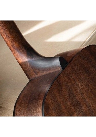 Cort Earth60op Akustik Gitar, Open Pore, Masif Ladin Kapak, Arka