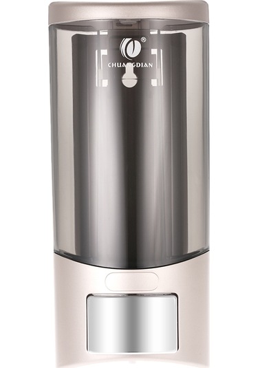 Yifomall Şık Ve Dayanıklı Duvar Tipi Sıvı Sabunluk - 500ml Kapasiteli, Abs+pc Cam, Şampanya Altını Şampanya Altın