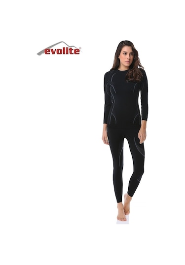 Evolite Thermowear Bayan Termal Alt İçlik (525823946) Siyah