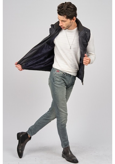 Daynax Erkek Cep Detaylı Yelek 492800 Antrasit Antrasit