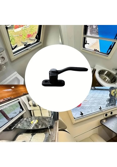 Willowhaven Siyah 1 Adet Rv Pencere Kolu - Dayanıklı Pvc Kampçı Ve Karavan Pencere Kilidi