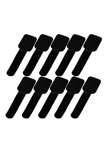 Suntek Yeniden Kullanılabilir Mutfak Aletleri Kablo Sarıcı 10-adet-siyah