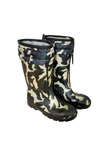 Avcı Çizmesi İçi Termal Kürklü Uzun Boy 39 Cm. Reçber