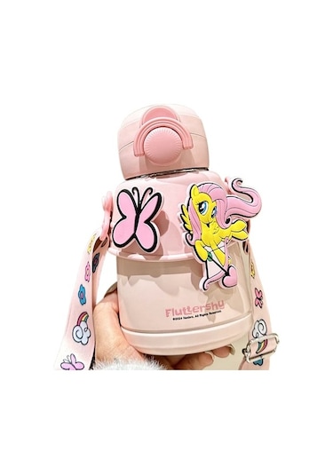 316 Paslanmaz Çelik Yalıtımlı Dak Çift Içme Kamış Dak Öğrenci Taşınabilir Su Dağı Zeıj6w Açık Mor - Pembe