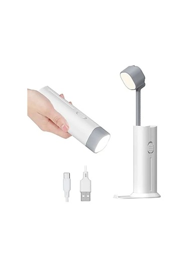 Usb Şarjlı Led Çalışma Lambası, 3 Parlaklık Kademesi İle Kullanım Kolaylığı .