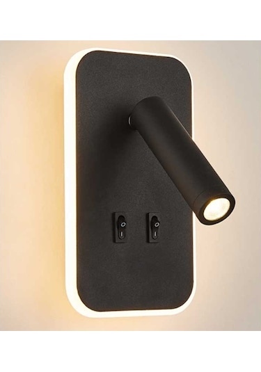 Cata Ct-5253 Tuvalu Led Siyah Kasa Aplik 13w Günışığı Siyah