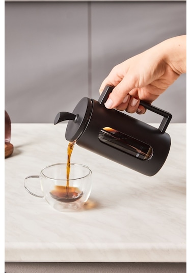 Karaca Leya Kaşık Hediyeli Borosilikat Cam French Press 350 ml