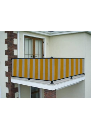 Ceylan Home Balkon Demiri Perdesi Bağcıklı Her Ölçüde Özel Dikim