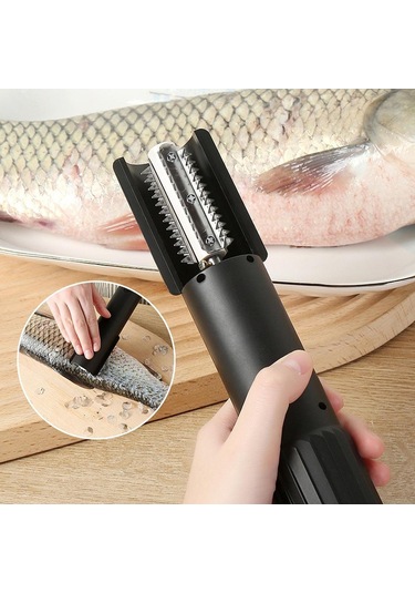 Homyl Balık Pullarını Temizleyici Restoranlar Kolayca Temizler Siyah