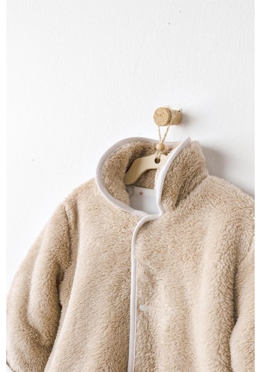 Andywawa Bebek Tinny's Sheeps Peluş Ceket Bej Ac26165 Beige