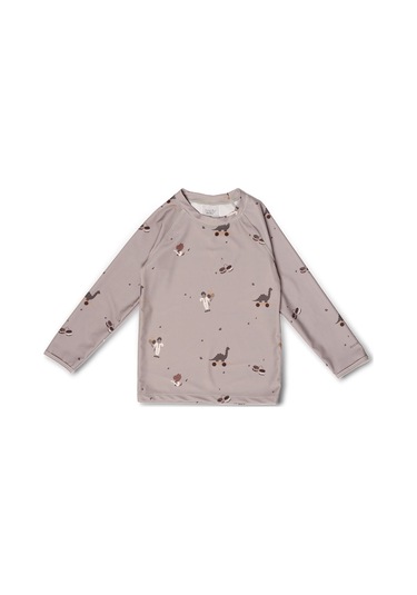 Nuuroo Kris Uv Korumalı Erkek Uzun Kollu Mayo Tişört Dino Nu397 Çok Renkli