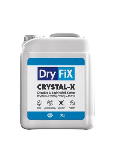Dryfix Crystal-x Likit Kristalize Su Yalıtım Katkısı 30 Lt