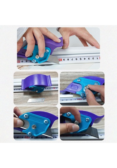 Suntek Magideal Fotoğraf Pvc Pet Kesici Cetvelli Kurulu Için Manuel 100cm